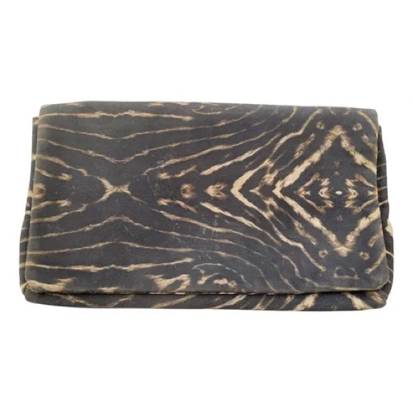 H&M Limited Edition Zebra Print Suede Clutch - Picture 2 of 13